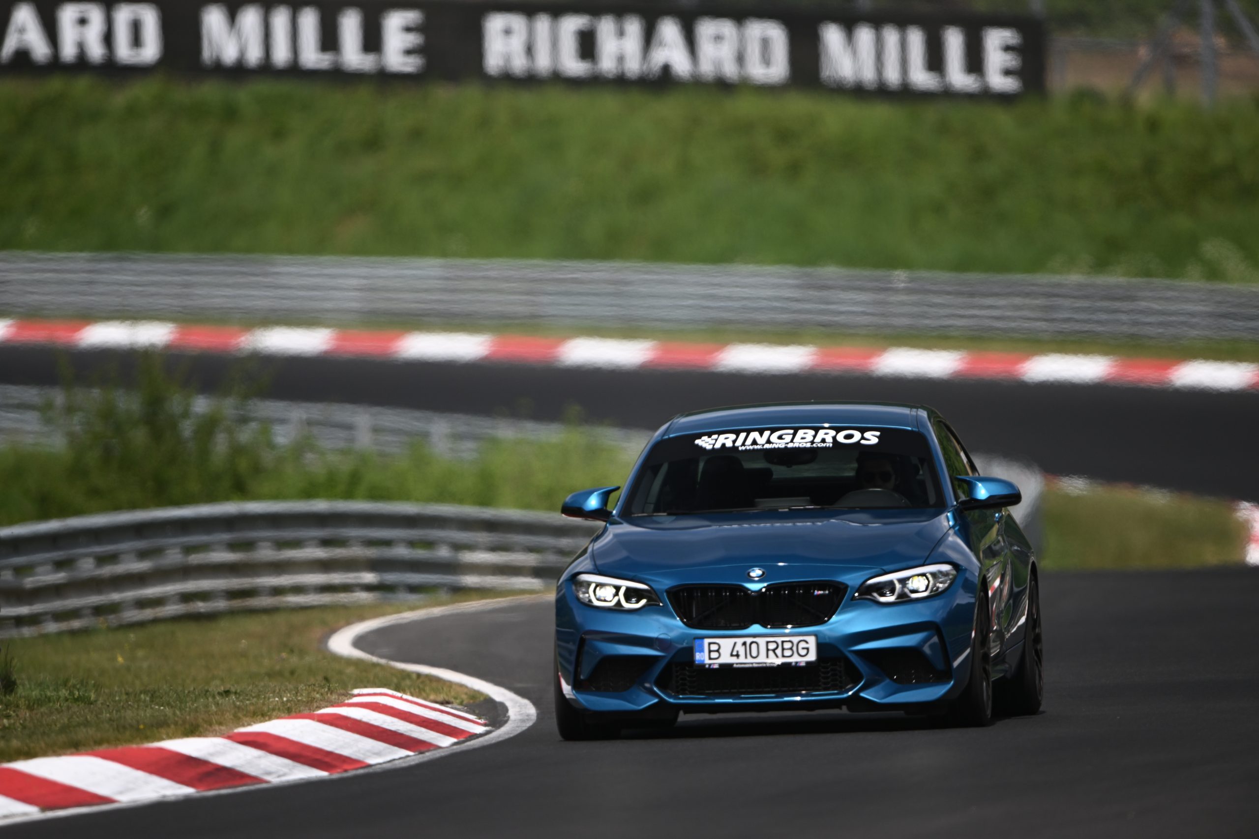BMW M2 Competition Nürburgring rental car from Ring Bros on the Nordschleife