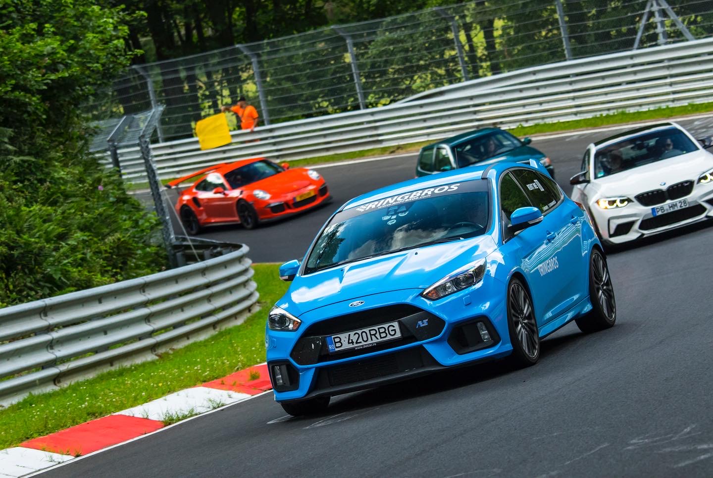 Ford Focus RS Nürburgring rental car – Ring Bros on the Nordschleife